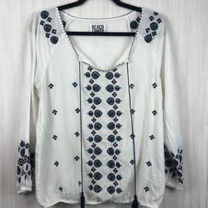 BEACHLUNCHLOUNGE EMBROIDERED POPOVER